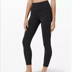 Lululemon Black Wunder Under Full on Luon